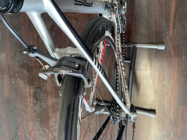 Used Specialized Tarmac SL4 Comp Ultegra 2014 2014 Road & Gravel, Light Gray — image 7 of 8