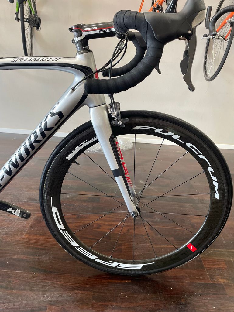 Used Specialized Tarmac SL4 Comp Ultegra 2014 2014 Road & Gravel, Light Gray — image 4 of 8