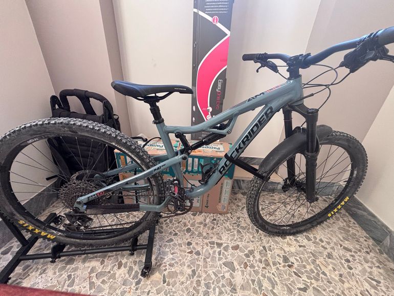 Used ROCKRIDER Full suspension SRAM GX 2019 Mountainbike, Blue, 29 — image 10 of 17