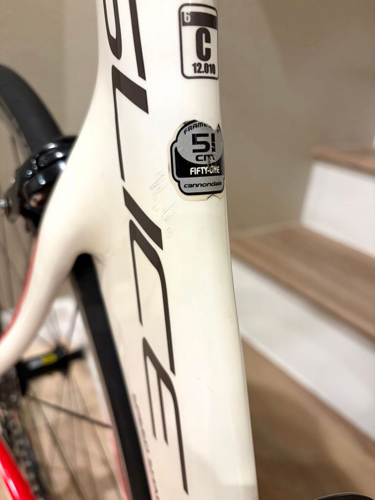 Used Cannondale Slice Shimano 105 2014 Road & Gravel, White — image 13 of 19
