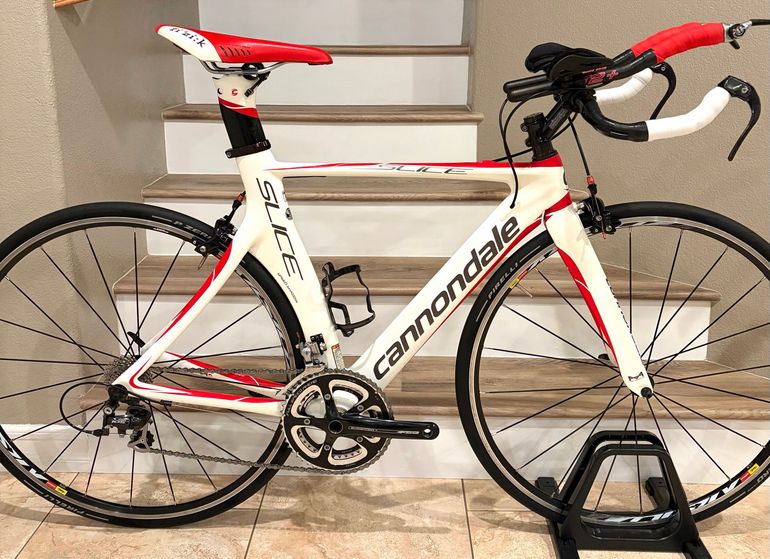 Used Cannondale Slice Shimano 105 2014 Road & Gravel, White — image 10 of 19