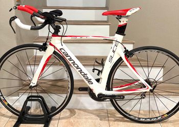 Used Cannondale Slice Shimano 105 2014 Road & Gravel, White — image 2 of 19