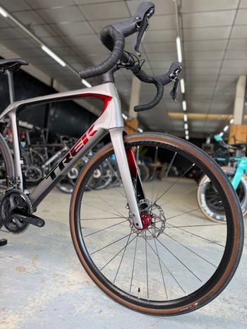 Used Trek Domane SL 5 Gen 4 2023 2023 Road & Gravel, Light Gray — image 3 of 24
