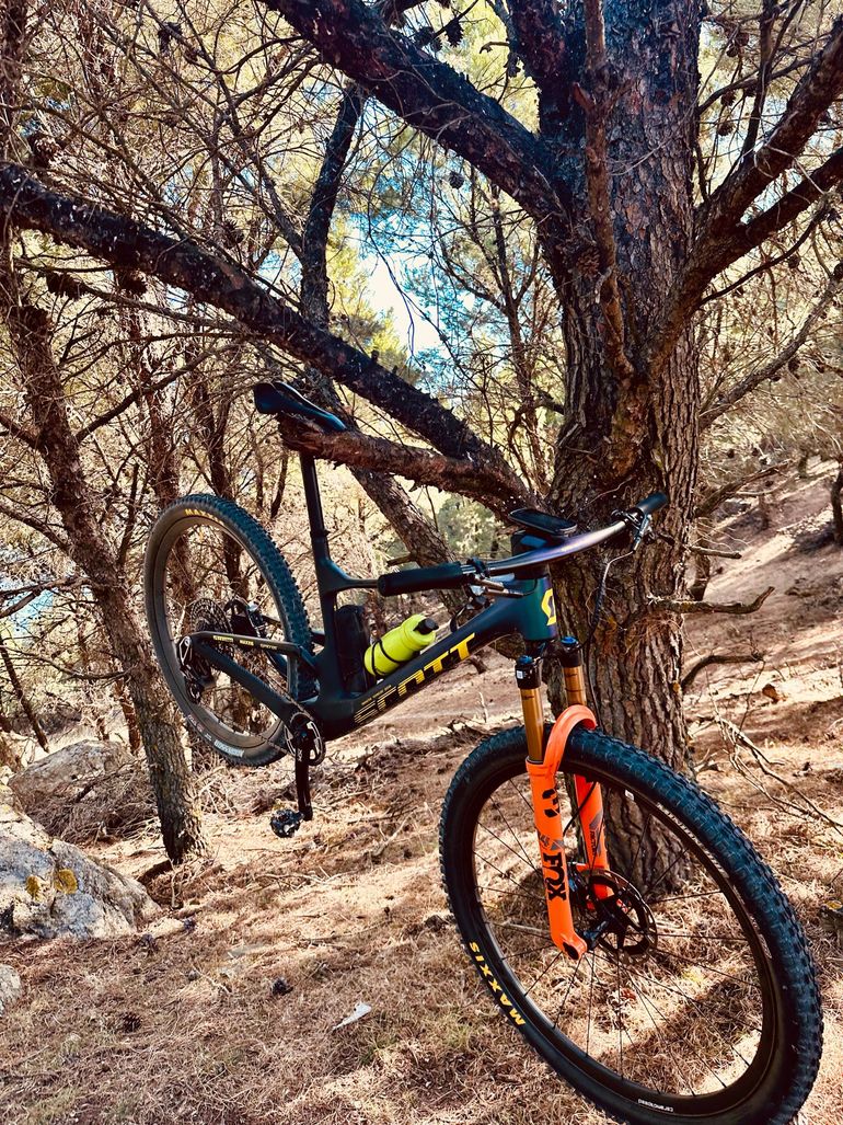 Used Scott Spark RC World Cup EVO AXS 2023 2023 Mountainbike, Green — image 2 of 4