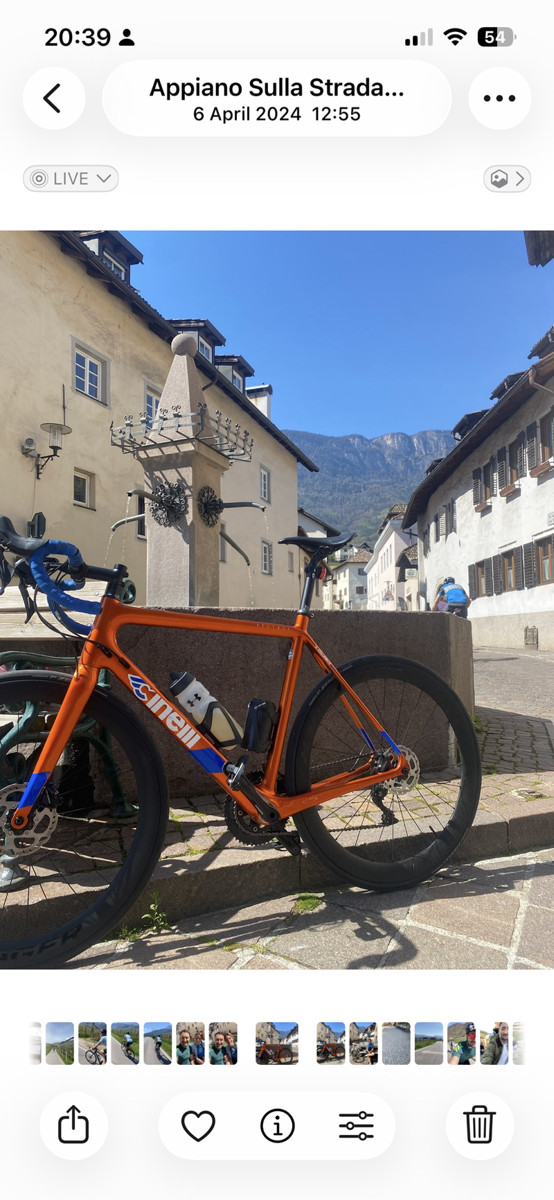 Used Cinelli Veltrix Disc 2019 2019 Road & Gravel, Orange — image 3 of 3