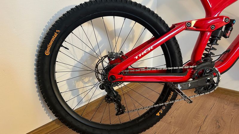 Trek Session 27, 5 Carbon 2021 Mountainbike usato, Rosso — immagine 4 di 7