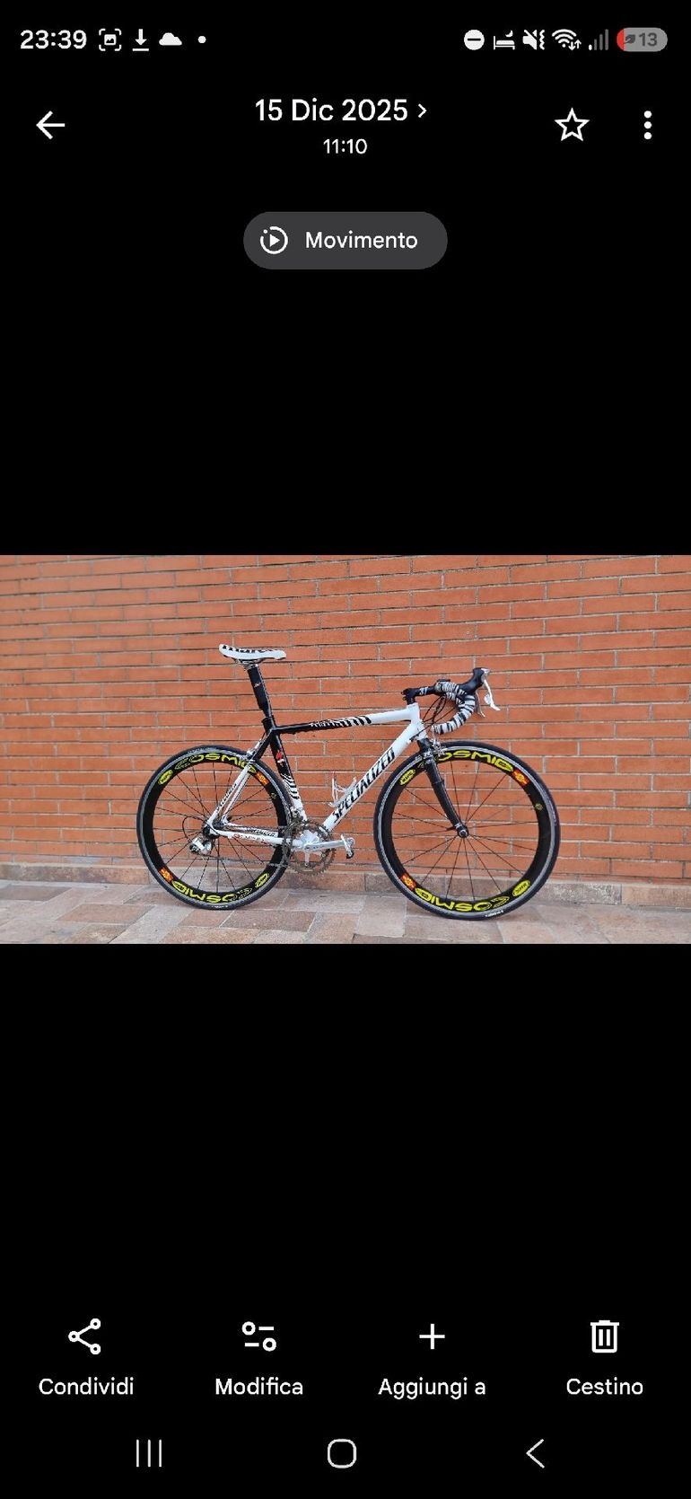 Used Specialized Custom Shimano Dura Ace 2002 Road & Gravel, Light Gray — image 3 of 3