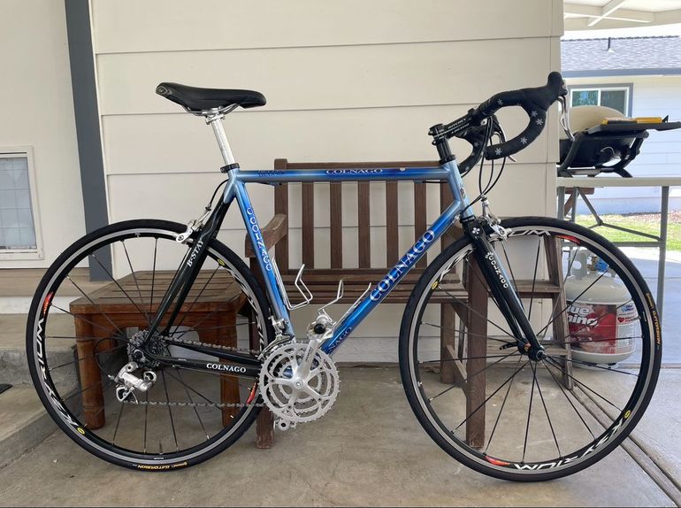 Used Colnago Campagnolo Record 2003 Road & Gravel, Blue — image 4 of 11