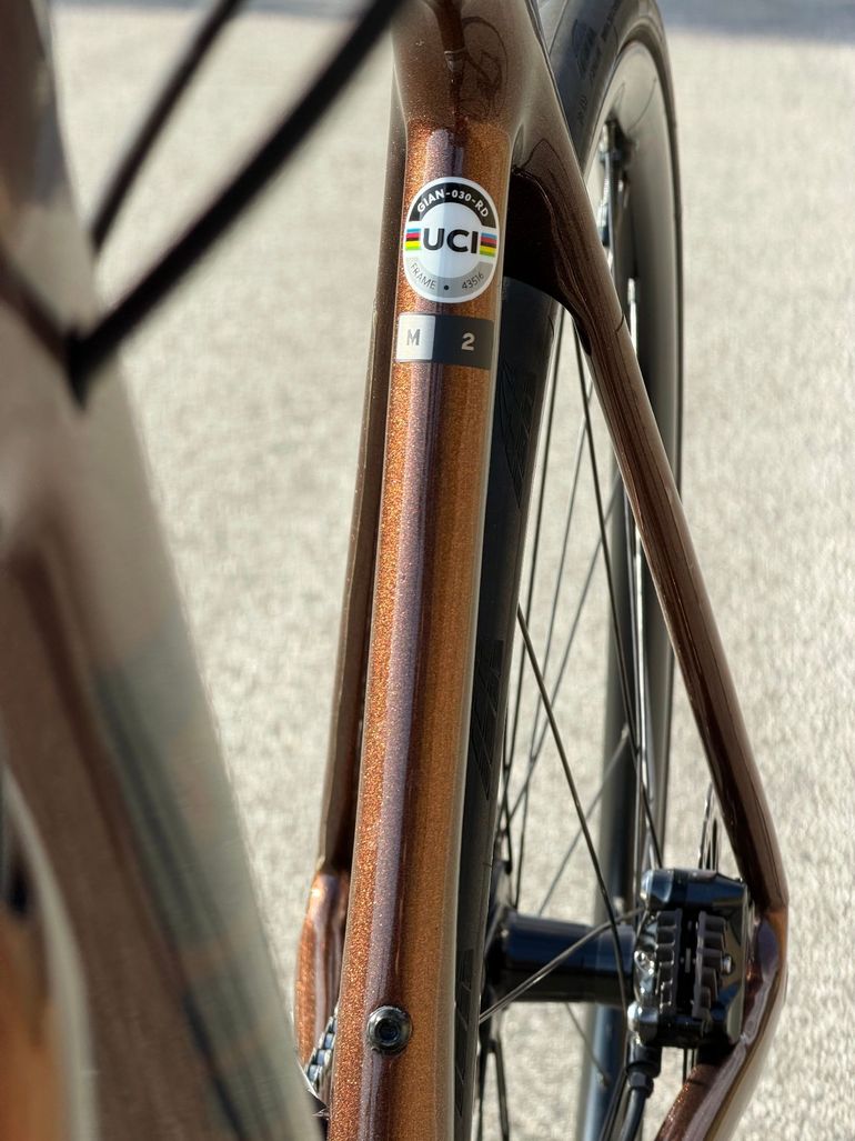 Used Giant TCR Advanced Disc 2 Pro Compact 2024 2024 Road & Gravel, Orange — image 11 of 14