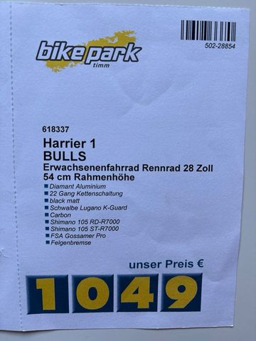 Tweedehands BULLS Harrier 1 2022 2022 Road & Gravel — afbeelding 7 van 10