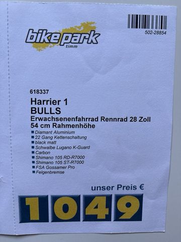 Tweedehands BULLS Harrier 1 2022 2022 Road & Gravel — afbeelding 8 van 10