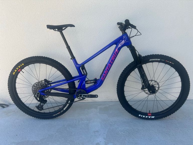 Gebrauchtes Santa Cruz Tallboy X01 AXS RSV / Carbon CC 2024 2024 Mountainbike, Blau, 29 — Bild 1 von 11