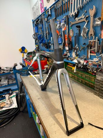 Used Bianchi INFINITO. CARBON. RIMBRAKE. NOS. Frameset 2015 Road & Gravel, White — image 10 of 18