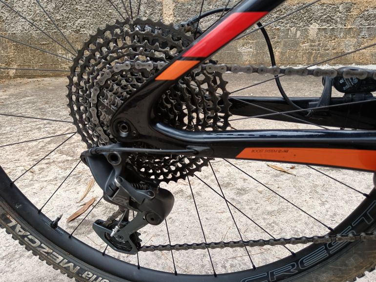 Used Megamo Custom SRAM GX Eagle 2020 Mountainbike, Orange — image 10 of 12