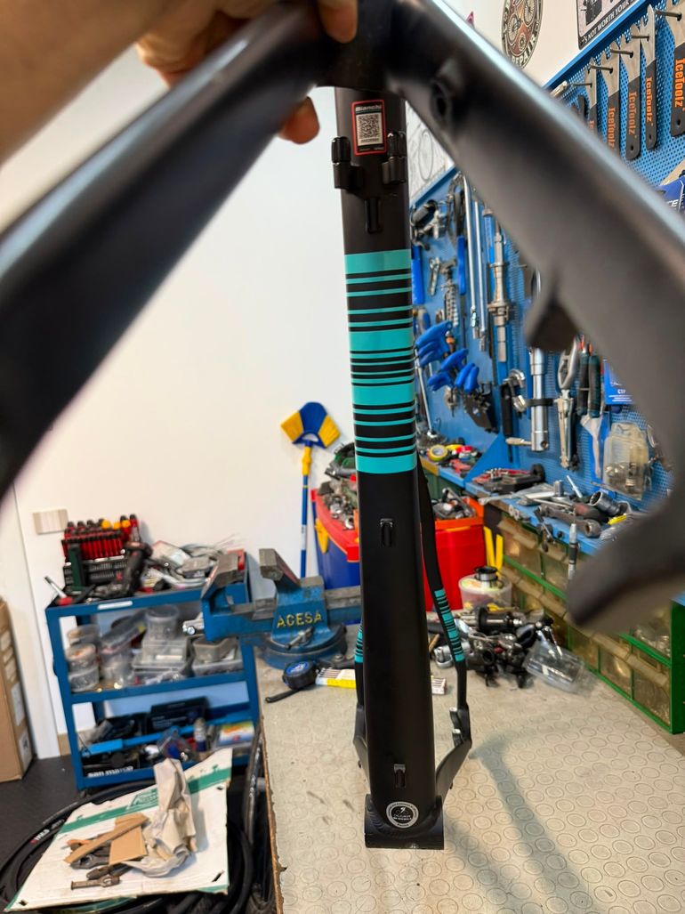 Used Bianchi ALLROAD. DISC. QUICK RELEASE. Frameset 2020 Road & Gravel, Black — image 3 of 19