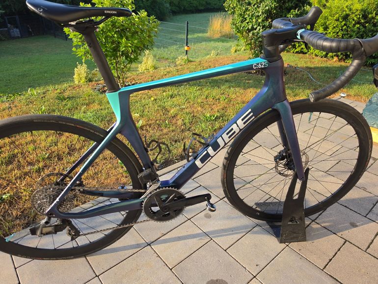 Used CUBE AXIAL WS C:62 SL 2022 2022 Road & Gravel, Blue — image 1 of 6