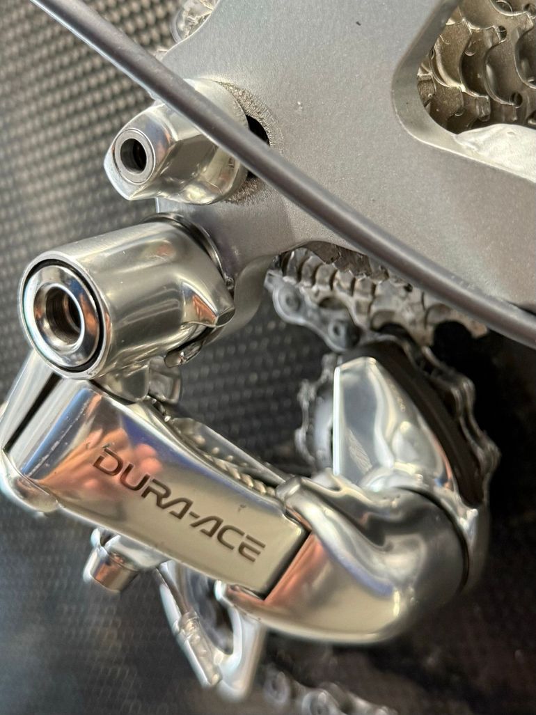 Cervélo Custom Shimano Dura Ace 2001 Road & Gravel usato, Grigio chiaro — immagine 22 di 25
