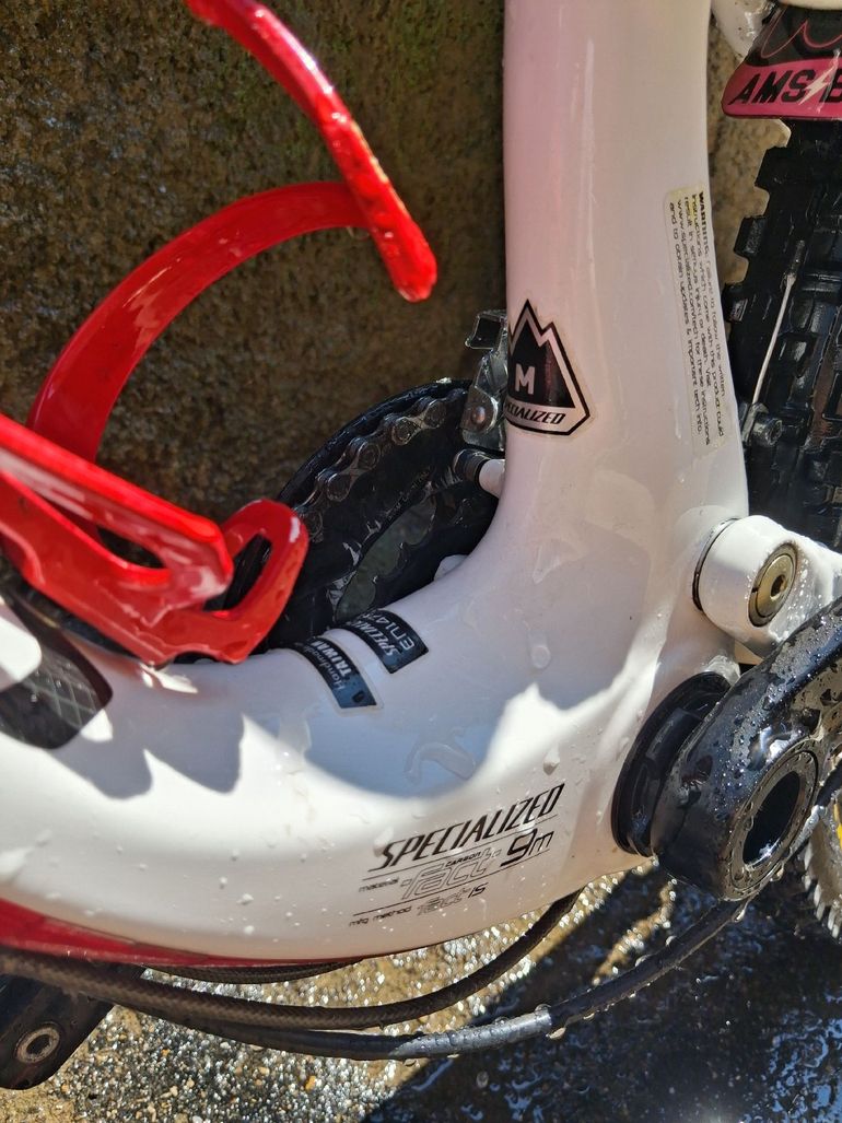 Used Specialized Stumpjumper FSR Expert Carbon 29 2012 2012 Mountainbike, Red — image 5 of 7