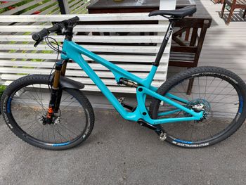 Yeti Sb115 Shimano XTR 2022 Mountainbike usato, Verde — immagine 2 di 4