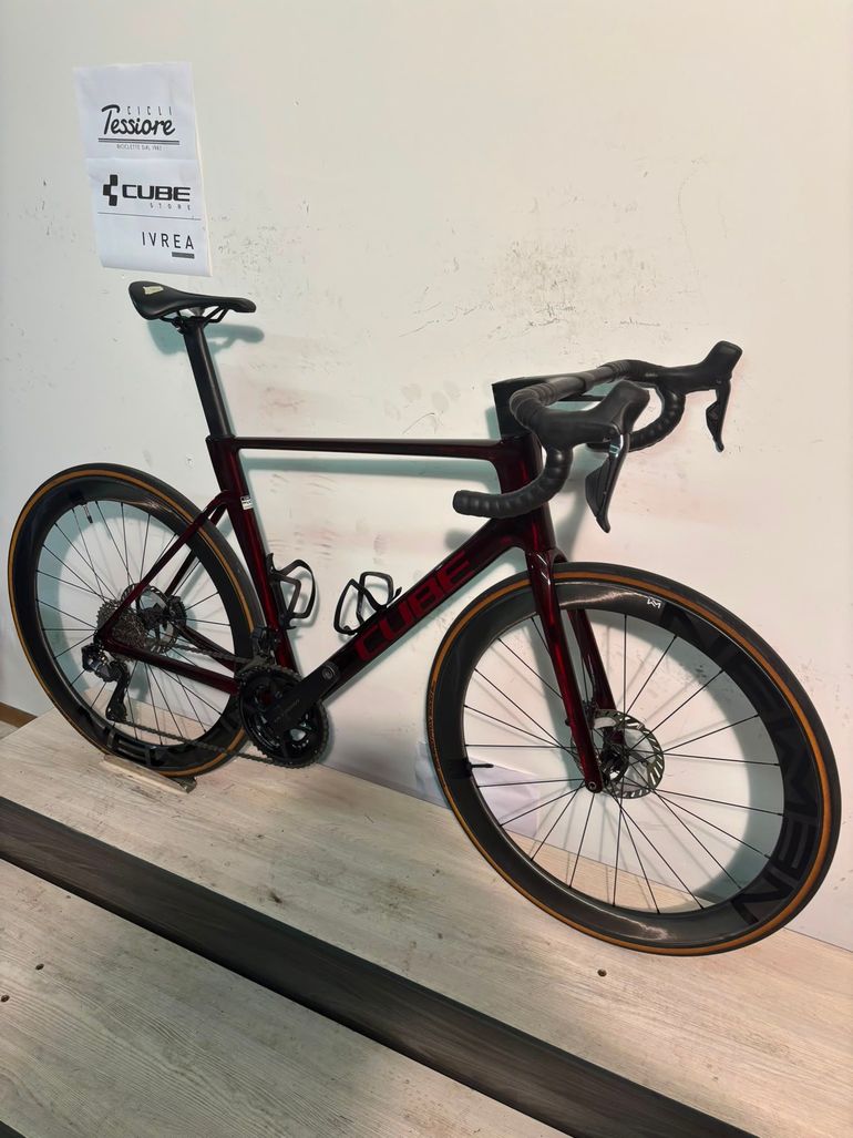 Used CUBE LITENING AIR C:68X RACE 2024 2024 Road & Gravel, Red — image 6 of 14