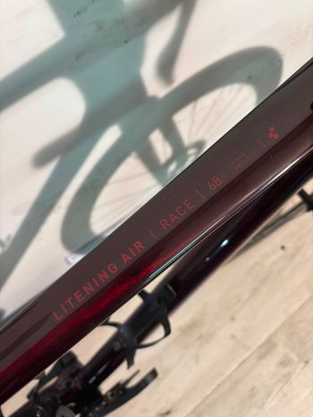 Used CUBE LITENING AIR C:68X RACE 2024 2024 Road & Gravel, Red — image 12 of 14
