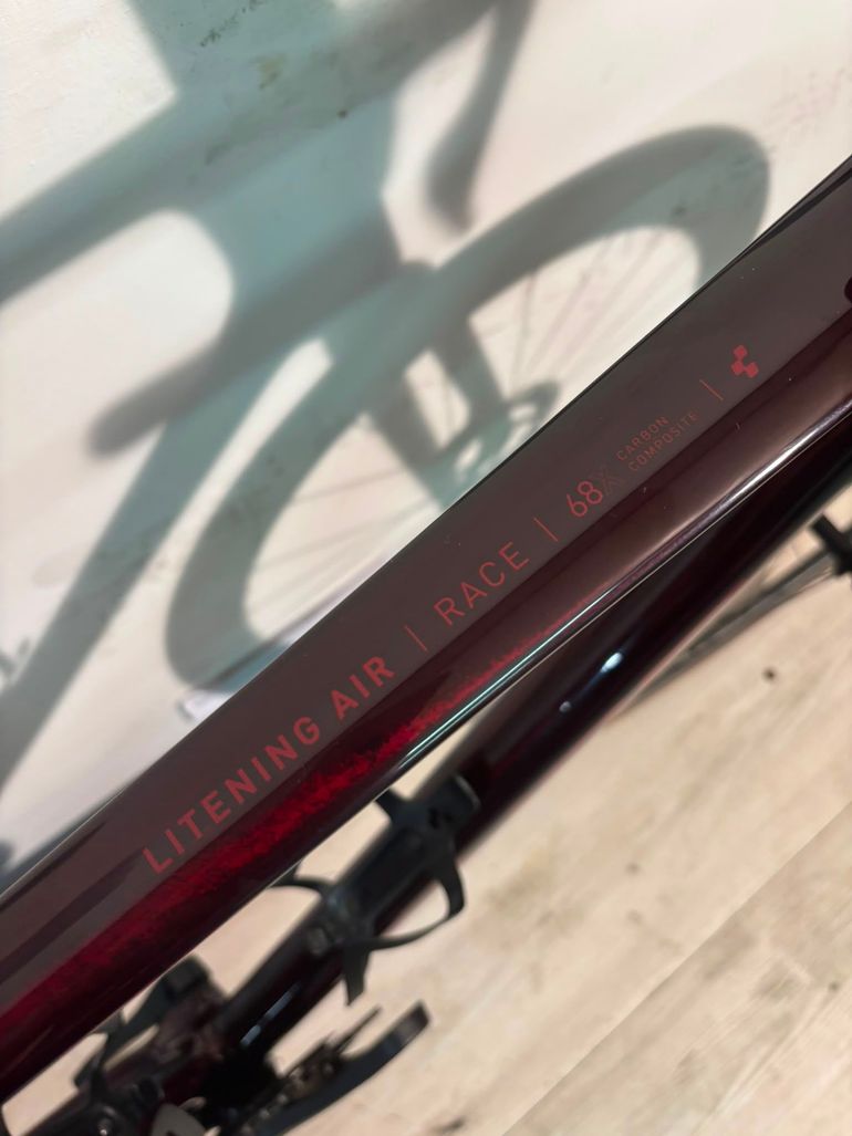 Used CUBE LITENING AIR C:68X RACE 2024 2024 Road & Gravel, Red — image 12 of 14