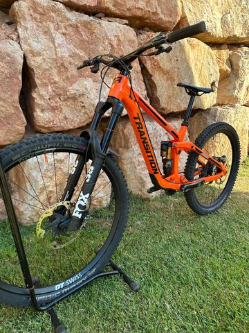 Transition Spire Alloy XT 2023 2023 Mountainbike usato, Arancione — immagine 4 di 33