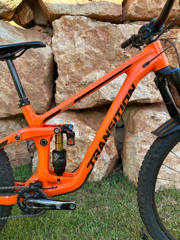 Transition Spire Alloy XT 2023 2023 Mountainbike usato, Arancione — immagine 13 di 33