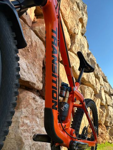 Transition Spire Alloy XT 2023 2023 Mountainbike usato, Arancione — immagine 23 di 33