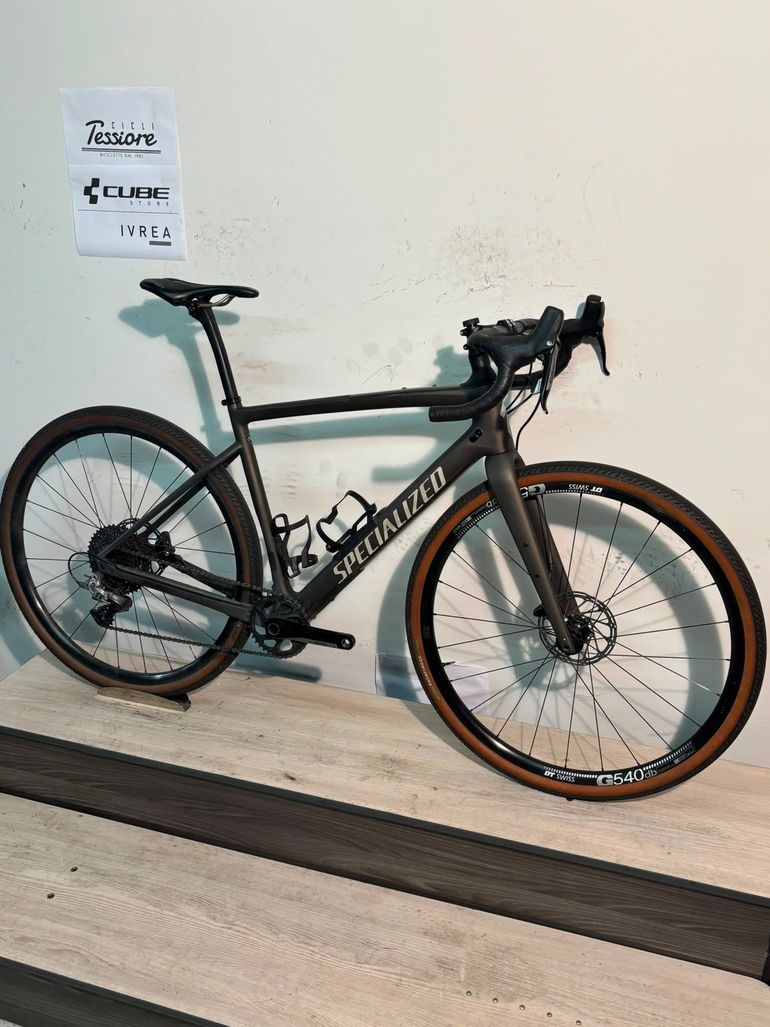 Gebrauchtes Specialized Diverge Comp Carbon 2022 2022 Road & Gravel, Hellgrau — Bild 4 von 12