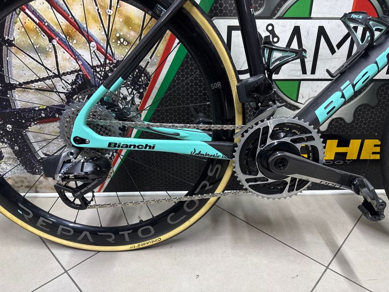 Gebrauchtes Bianchi Specialissima SRAM Red eTap AXS 2024 Road & Gravel, Grün — Bild 3 von 11