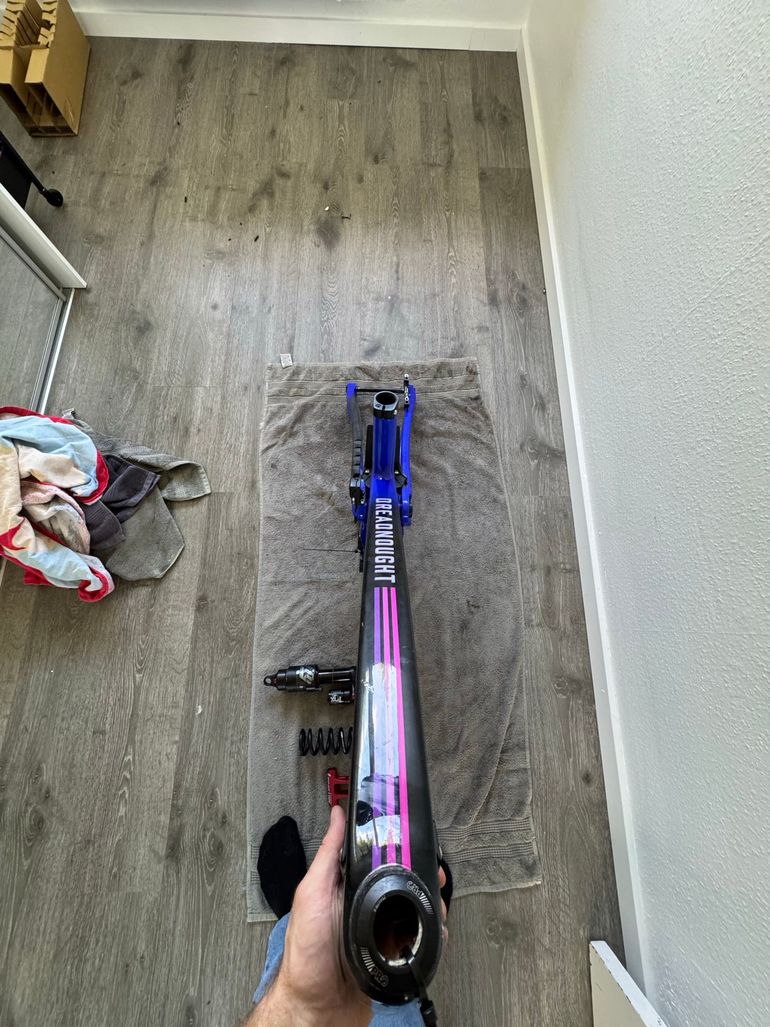 Forbidden Dreadnought XT 2022 Frameset 2022 Mountainbike usato, Nero — immagine 10 di 34