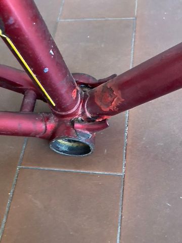 Used Colnago Super Anni '70 Frameset 1979 Road & Gravel, Red — image 5 of 8