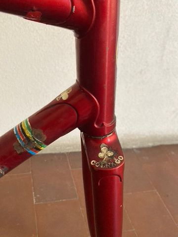 Used Colnago Super Anni '70 Frameset 1979 Road & Gravel, Red — image 3 of 8