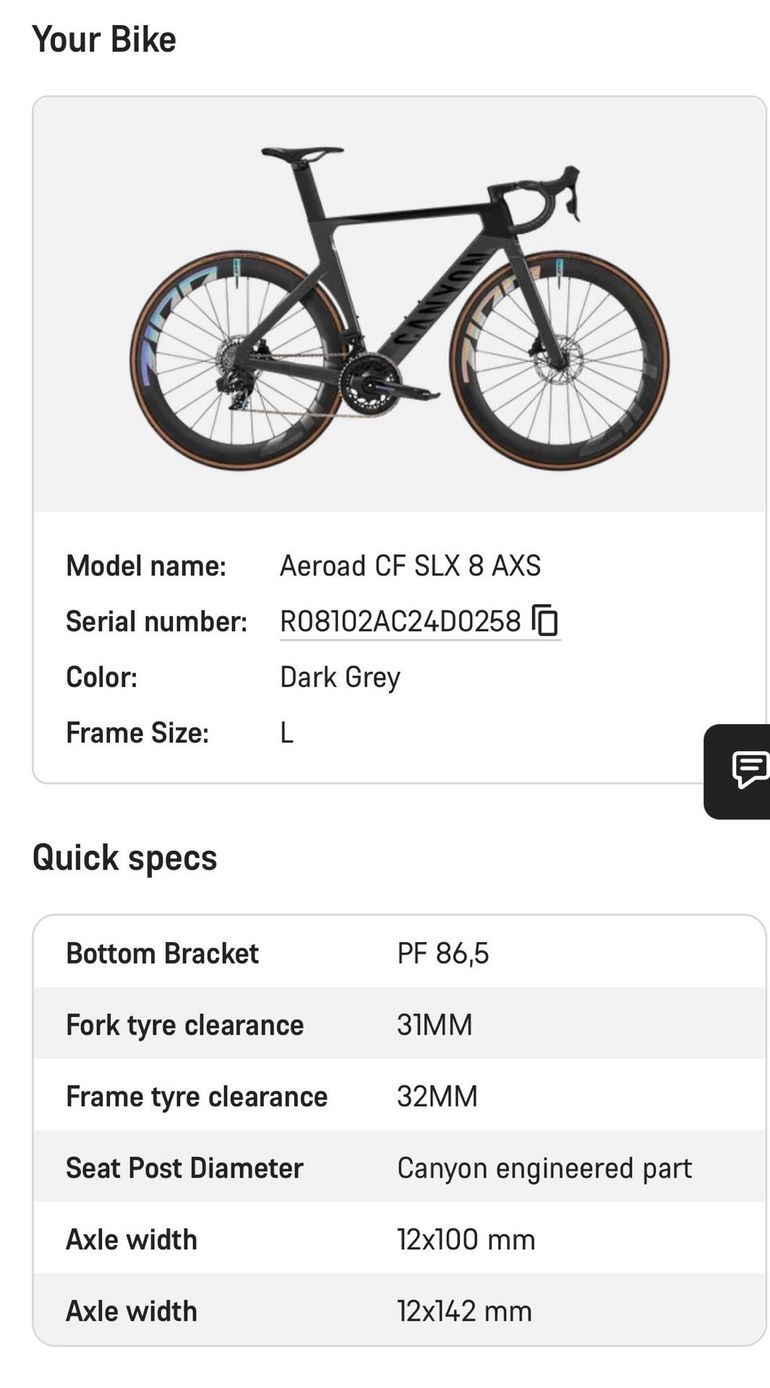 Canyon Aeroad CF SLX 8 AXS 2026 | buycycle