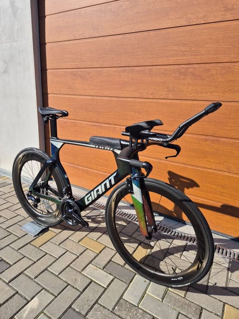 Gebrauchtes Giant Trinity Shimano Ultegra Di2 2022 Road & Gravel, Schwarz — Bild 2 von 5