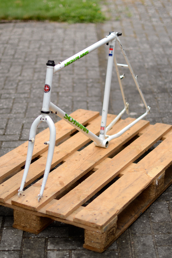 Wheeler Vintage Wheeler High Plains Steel MTB ATB Mountainbike Frame -True Temper Cr-Mo – White Frameset 1990 MTB usato