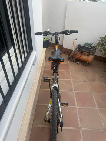 DECATHLON Custom Shimano Deore XT 2010 Mountainbike usato, Arancione — immagine 3 di 10