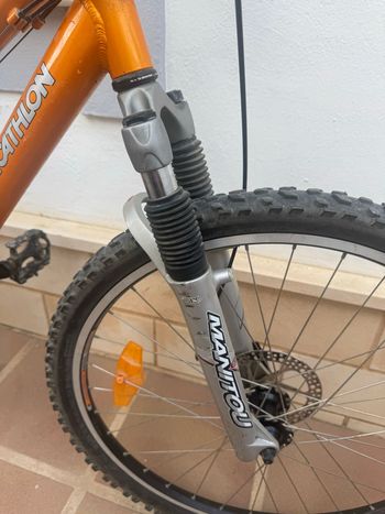 DECATHLON Custom Shimano Deore XT 2010 Mountainbike usato, Arancione — immagine 10 di 10