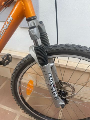 Used DECATHLON Custom Shimano Deore XT 2010 Mountainbike, Orange — image 10 of 10
