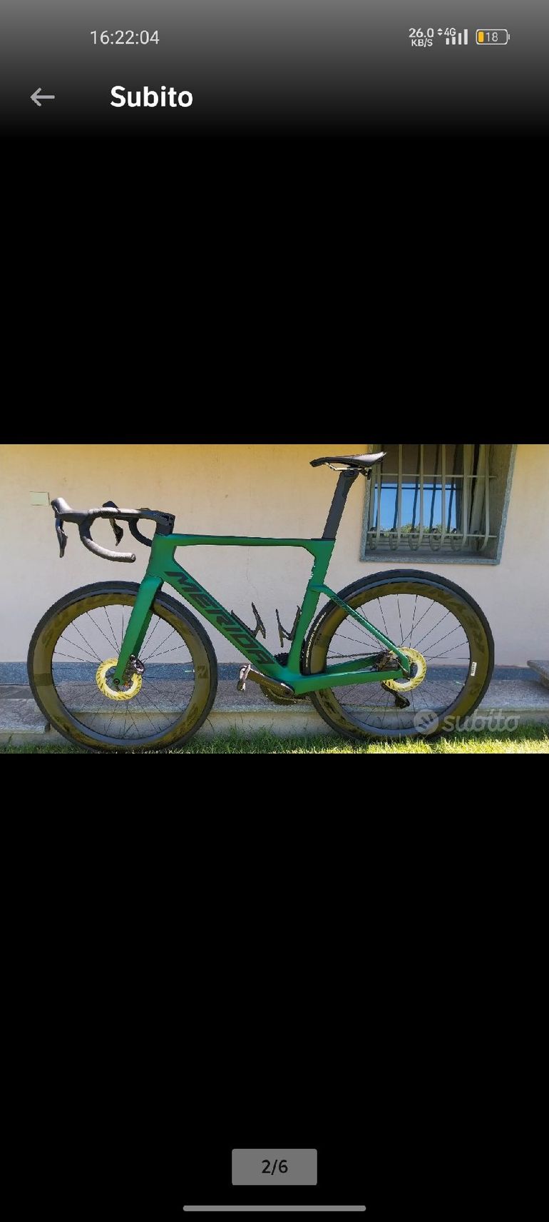 Used Merida REACTO 8000 2024 2024 Road & Gravel, Green — image 2 of 6