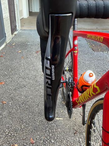 Used Specialized Tarmac SRAM Force eTap AXS 2023 Road & Gravel, Red — image 11 of 12