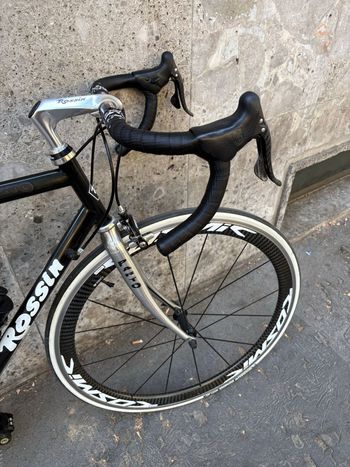 Gebrauchtes Rossin Custom Campagnolo Record 1987 Road & Gravel, Schwarz — Bild 10 von 11