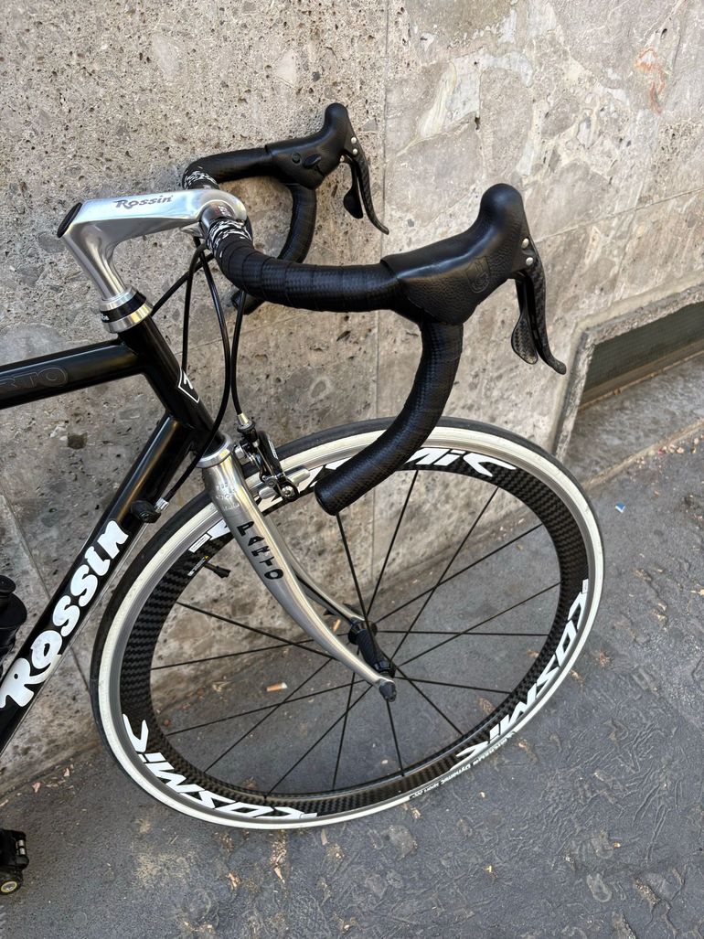 Gebrauchtes Rossin Custom Campagnolo Record 1987 Road & Gravel, Schwarz — Bild 10 von 11