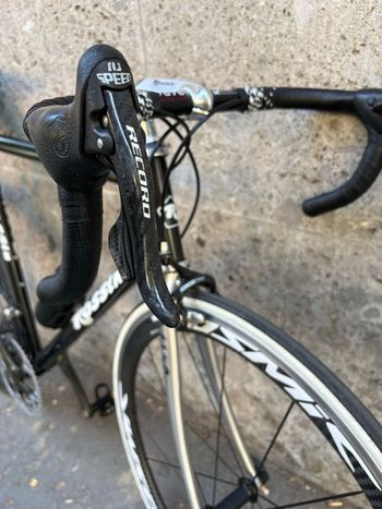 Gebrauchtes Rossin Custom Campagnolo Record 1987 Road & Gravel, Schwarz — Bild 6 von 11