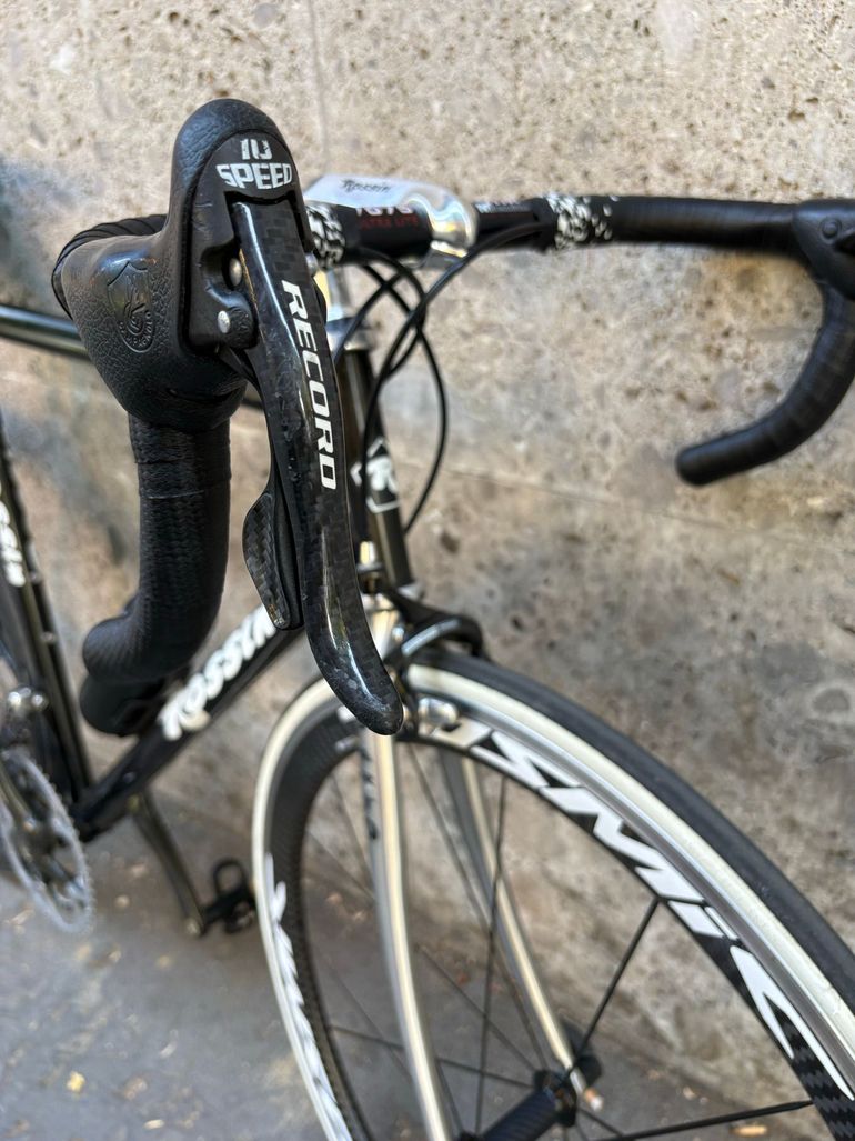 Gebrauchtes Rossin Custom Campagnolo Record 1987 Road & Gravel, Schwarz — Bild 6 von 11