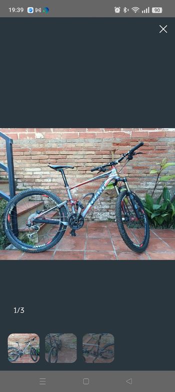 Tweedehands Giant Anthem Shimano Deore XT 2010 MTB