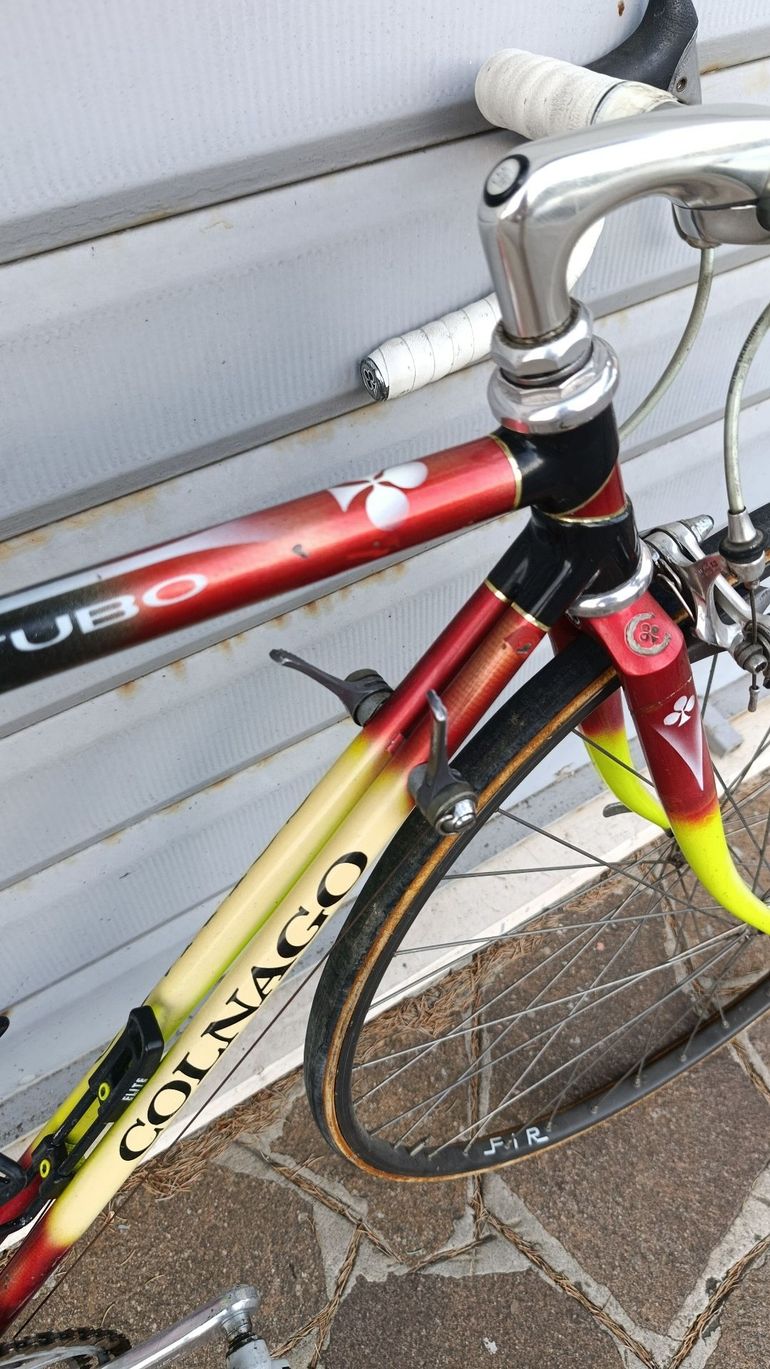 Colnago CARBiTUBO Shimano Dura Ace 1992 Road & Gravel usato, Rosso — immagine 2 di 8