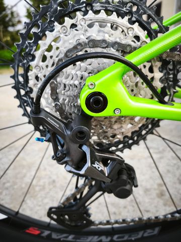 Used Merida Big nine Custom Shimano Deore XT 2021 Mountainbike, Green — image 8 of 9