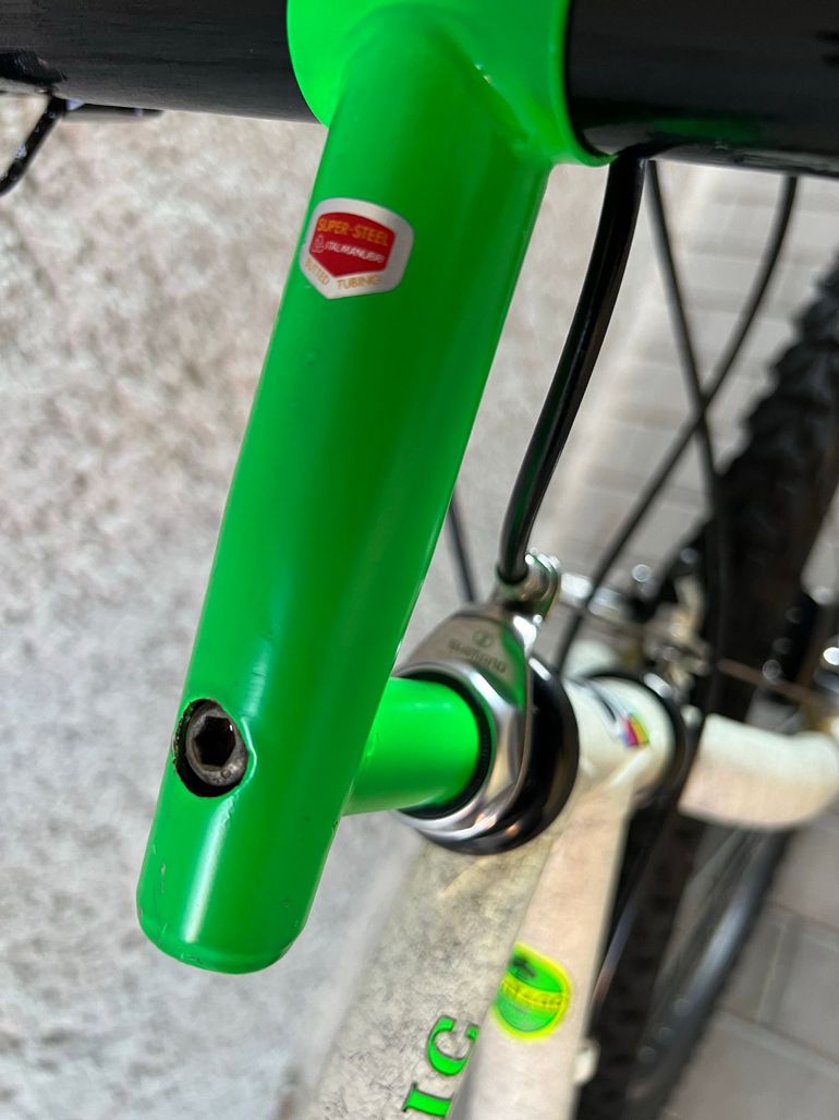 Colnago Custom Shimano Deore 1990 Mountainbike usato, Bianco — immagine 23 di 29